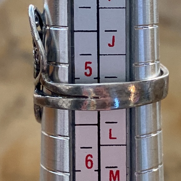 925 sterling silver intricate rope braid butterfly ring - Picture 7 of 12